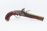 BRASS BARREL Antique W. KETLAND & CO. Flintlock .54 FUR/INDIAN TRADE Pistol BRITISH ORDNANCE and LIEGE PROOFED Marked - 2 of 18