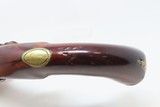 BRASS BARREL Antique W. KETLAND & CO. Flintlock .54 FUR/INDIAN TRADE Pistol BRITISH ORDNANCE and LIEGE PROOFED Marked - 8 of 18