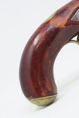 BRASS BARREL Antique W. KETLAND & CO. Flintlock .54 FUR/INDIAN TRADE Pistol BRITISH ORDNANCE and LIEGE PROOFED Marked - 3 of 18