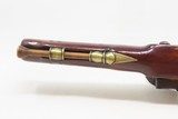 BRASS BARREL Antique W. KETLAND & CO. Flintlock .54 FUR/INDIAN TRADE Pistol BRITISH ORDNANCE and LIEGE PROOFED Marked - 14 of 18