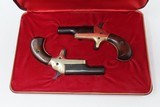 FACTORY CASED Matched Set of COLT Fourth Model .22 Short Modern DERINGERSCONSECUTIVELY NUMBERED “19814D & 19815D” - 3 of 25