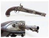 Antique SIMEON NORTH U.S. CONTRACT Model 1819 Martial CONVERSION Pistol
UNITED STATES Army & Navy Sidearm w/1821 Dated Lock