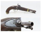 Antique HENRY ASTON 1st U.S. Contract Model 1842 DRAGOON Percussion Pistol
Made During the Mexican-American War in 1847