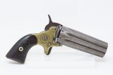 RARE 8-SHOT .22 Short Antique JACOB RUPERTUS PEPPERBOX Revolver c1860s Early Metallic Cartridge Revolver! - 14 of 17