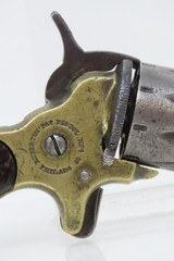 RARE 8-SHOT .22 Short Antique JACOB RUPERTUS PEPPERBOX Revolver c1860s Early Metallic Cartridge Revolver! - 16 of 17