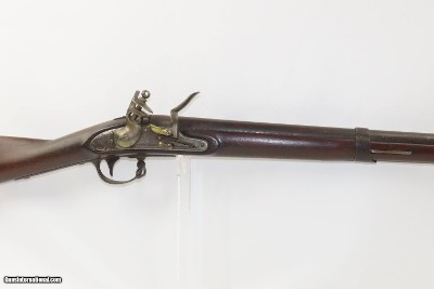 c1830 WHITNEY-BLAKE US Model 1816 FLINTLOCK Musket.69 SmoothboreAntique MEXICAN-AMERICAN WAR/CIVIL WAR Flintlock Made in 1830 - Image 4 of 20