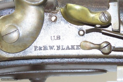 c1830 WHITNEY-BLAKE US Model 1816 FLINTLOCK Musket.69 SmoothboreAntique MEXICAN-AMERICAN WAR/CIVIL WAR Flintlock Made in 1830 - Image 6 of 20