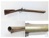THOMAS GIBSON FLINTLOCK BLUNDERBUSS Brass Barreled LONDON Proofs Antique French & Indian Wars, Revolutionary War Period