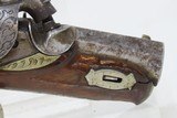 Antique Period Belgian DERINGER COPY Peter Kraft Columbia, South Carolina
Engraved, Pocket Sized Hideout Pistol - 7 of 19