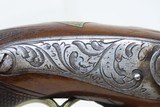 Antique Period Belgian DERINGER COPY Peter Kraft Columbia, South Carolina
Engraved, Pocket Sized Hideout Pistol - 8 of 19
