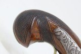 Antique Period Belgian DERINGER COPY Peter Kraft Columbia, South Carolina
Engraved, Pocket Sized Hideout Pistol - 5 of 19