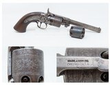 ANTEBELLUM Engraved MASSACHUSETTS ARMS Co. WESSON & LEAVITT Belt RevolverSCARCE; 1 of Only 1,000 Manufactured - 1 of 20
