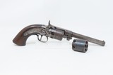 ANTEBELLUM Engraved MASSACHUSETTS ARMS Co. WESSON & LEAVITT Belt RevolverSCARCE; 1 of Only 1,000 Manufactured - 2 of 20