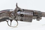 ANTEBELLUM Engraved MASSACHUSETTS ARMS Co. WESSON & LEAVITT Belt RevolverSCARCE; 1 of Only 1,000 Manufactured - 5 of 20