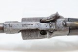 ANTEBELLUM Engraved MASSACHUSETTS ARMS Co. WESSON & LEAVITT Belt RevolverSCARCE; 1 of Only 1,000 Manufactured - 10 of 20