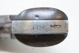 SCARCE Antique JAMES WARNER .28 Percussion Pocket Revolver CIVIL WAR EraSPRINGFIELD, MASSACHUSETTS Mfg. Pocket Revolver - 12 of 18