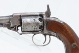 SCARCE Antique JAMES WARNER .28 Percussion Pocket Revolver CIVIL WAR EraSPRINGFIELD, MASSACHUSETTS Mfg. Pocket Revolver - 4 of 18