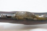 ENGRAVED Antique WILLIAMSON Single Shot CONVERTIBLE .41 Deringer w/ADAPTERRF/Percussion Combination Pistol w/ PERCUSSION ADAPTER - 12 of 18