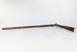 WINCHESTER, VIRGINIA Long Rifle by J LAUCK .46 PIONEER HOMESTEAD VA Antique Shenandoah Valley, Frederick County Family of Makers - 14 of 19