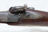 ENGRAVED Antique Belgian DERINGER .38 Percussion Pistol RIVERBOAT GAMBLERCALIFORNIA GOLD RUSH Era Pistol w/SILVER INLAYS - 9 of 17
