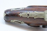 ENGRAVED Antique Belgian DERINGER .38 Percussion Pistol RIVERBOAT GAMBLERCALIFORNIA GOLD RUSH Era Pistol w/SILVER INLAYS - 13 of 17