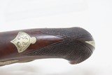 ENGRAVED Antique Belgian DERINGER .38 Percussion Pistol RIVERBOAT GAMBLERCALIFORNIA GOLD RUSH Era Pistol w/SILVER INLAYS - 8 of 17