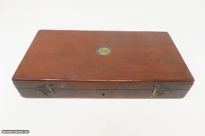 BEAUTIFULLY ENGRAVED, Cased JAMES BEATTIE Revolver English Antique Early Double Action Percussion Revolver - Image 5 of 23