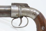 GOLD RUSH Era ALLEN & THURBER Antique WORCHESTER Period PEPPERBOX RevolverENGRAVED First DA Revolving Percussion Pistol - 4 of 18