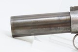 GOLD RUSH Era ALLEN & THURBER Antique WORCHESTER Period PEPPERBOX RevolverENGRAVED First DA Revolving Percussion Pistol - 5 of 18