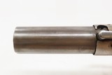 GOLD RUSH Era ALLEN & THURBER Antique WORCHESTER Period PEPPERBOX RevolverENGRAVED First DA Revolving Percussion Pistol - 9 of 18