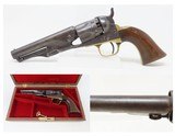 c1866 COLT Model 1862 POLICE .36 Revolver 5-Shot Post-Civil War Antique In Modern Fitted Case - 1 of 22