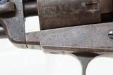 c1861 mfr CASED COLT Model 1849 POCKET .31 Revolver CIVIL WAR Antique With Stagecoach Robbery Cylinder Scene - 10 of 25
