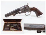 c1861 mfr CASED COLT Model 1849 POCKET .31 Revolver CIVIL WAR Antique With Stagecoach Robbery Cylinder Scene