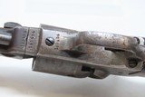 c1861 mfr CASED COLT Model 1849 POCKET .31 Revolver CIVIL WAR Antique With Stagecoach Robbery Cylinder Scene - 20 of 25