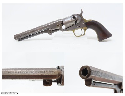 1863 COLT Antique CIVIL WAR / FRONTIER .31 Percussion M1849 POCKET Revolver WILD WEST/FRONTIER SIX-SHOOTER Made In 1863