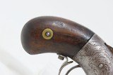 VERY RARE Antique JAMES WARNER .28 FIRST MODEL Percussion Pocket Revolver
CIVIL WAR ERA 1st Model Pocket; 1 of < 500 Made - 3 of 19