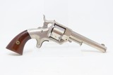RARE 1 of 300 CIVIL WAR Antique E. A. PRESCOTT .32 RF POCKET Model Revolver SERIAL NUMBER “192” with CIRCULAR SIDE PLATE - 13 of 16
