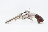 RARE 1 of 300 CIVIL WAR Antique E. A. PRESCOTT .32 RF POCKET Model Revolver SERIAL NUMBER “192” with CIRCULAR SIDE PLATE - 2 of 16