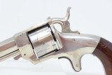 RARE 1 of 300 CIVIL WAR Antique E. A. PRESCOTT .32 RF POCKET Model Revolver SERIAL NUMBER “192” with CIRCULAR SIDE PLATE - 4 of 16
