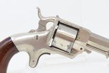 RARE 1 of 300 CIVIL WAR Antique E. A. PRESCOTT .32 RF POCKET Model Revolver SERIAL NUMBER “192” with CIRCULAR SIDE PLATE - 15 of 16