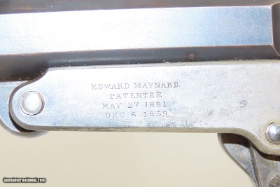 MASSACHUSETTS ARMS MODEL 1865 .40 Caliber Percussion26” CIVIL WAR Antique With Tang-Mounted Rear Peep Sight - Image 6 of 19