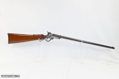 MASSACHUSETTS ARMS MODEL 1865 .40 Caliber Percussion26” CIVIL WAR Antique With Tang-Mounted Rear Peep Sight - Image 14 of 19