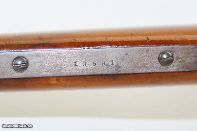 MASSACHUSETTS ARMS MODEL 1865 .40 Caliber Percussion26” CIVIL WAR Antique With Tang-Mounted Rear Peep Sight - Image 7 of 19