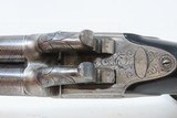 ENGRAVED Antique EUROPEAN Boxlock .38 DOUBLE BARREL SxS Percussion PistolMid-1800s CENTERHAMMER Coat/Belt Pistol - 7 of 16