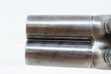 ENGRAVED Antique EUROPEAN Boxlock .38 DOUBLE BARREL SxS Percussion PistolMid-1800s CENTERHAMMER Coat/Belt Pistol - 8 of 16