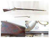 1843 mfr Antique POMEROY US Model 1840 .69 Rifled Conversion Musket BAYONET 1 of 7,000 by Lemuel Pomeroy, Pittsfield