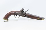 DUTCH/BELGIAN Antique SEA SERVICE .69 Cal. FLINTLOCK Military NAVAL Pistol
.69 Caliber Naval Pistol Made Circa 1830s in Liege - 2 of 17