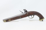 DUTCH/BELGIAN Antique SEA SERVICE .69 Cal. FLINTLOCK Military NAVAL Pistol
.69 Caliber Naval Pistol Made Circa 1830s in Liege - 14 of 17