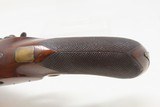 BRASS BARREL Antique GILLET of BRISTOL .50 Percussion Conversion PistolNAPOLEONIC WARS ERA English Pistol - 8 of 19
