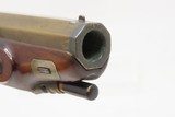 BRASS BARREL Antique GILLET of BRISTOL .50 Percussion Conversion PistolNAPOLEONIC WARS ERA English Pistol - 7 of 19